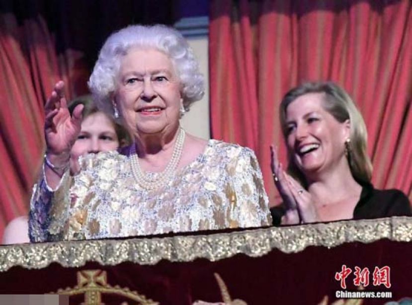 英国女王伊丽莎白二世。