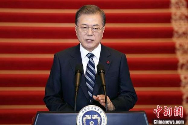韩国总统文在寅。