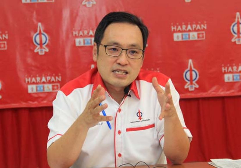 砂民主行动党主席张健仁。