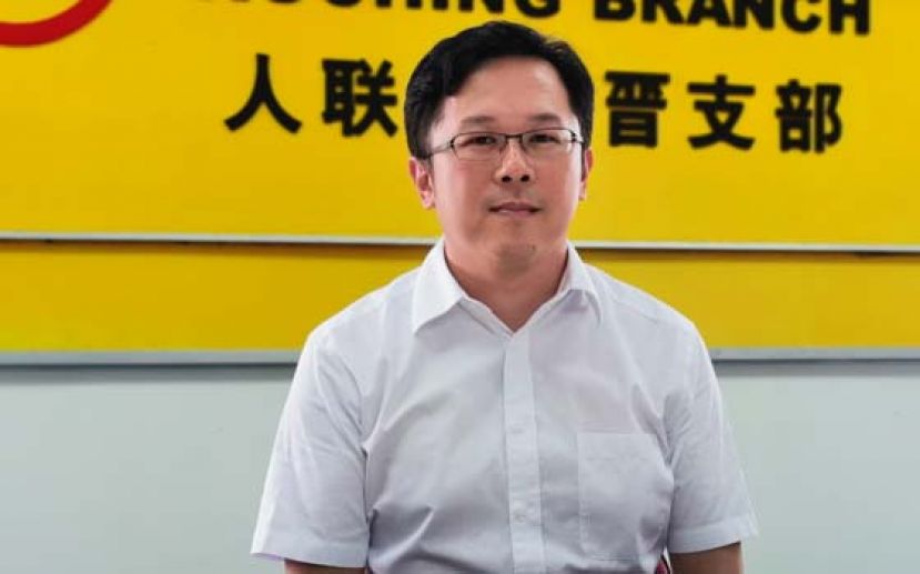 砂人联党古晋支部署理主席黄廉欢。