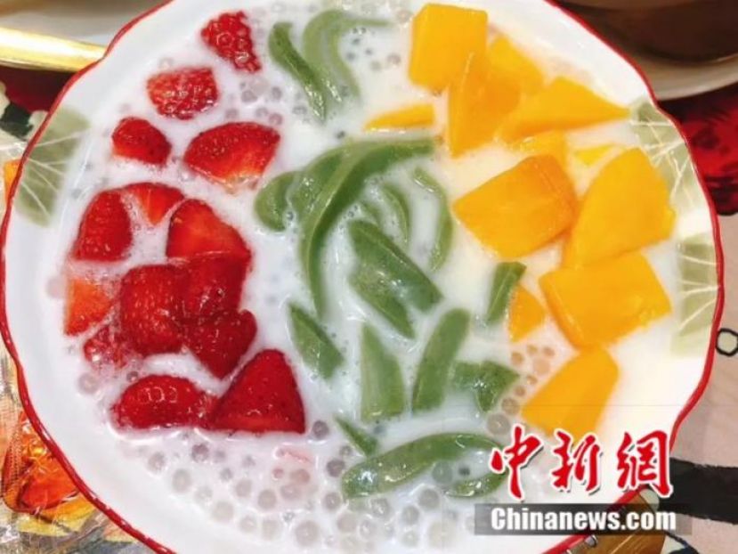 缤纷西米露。